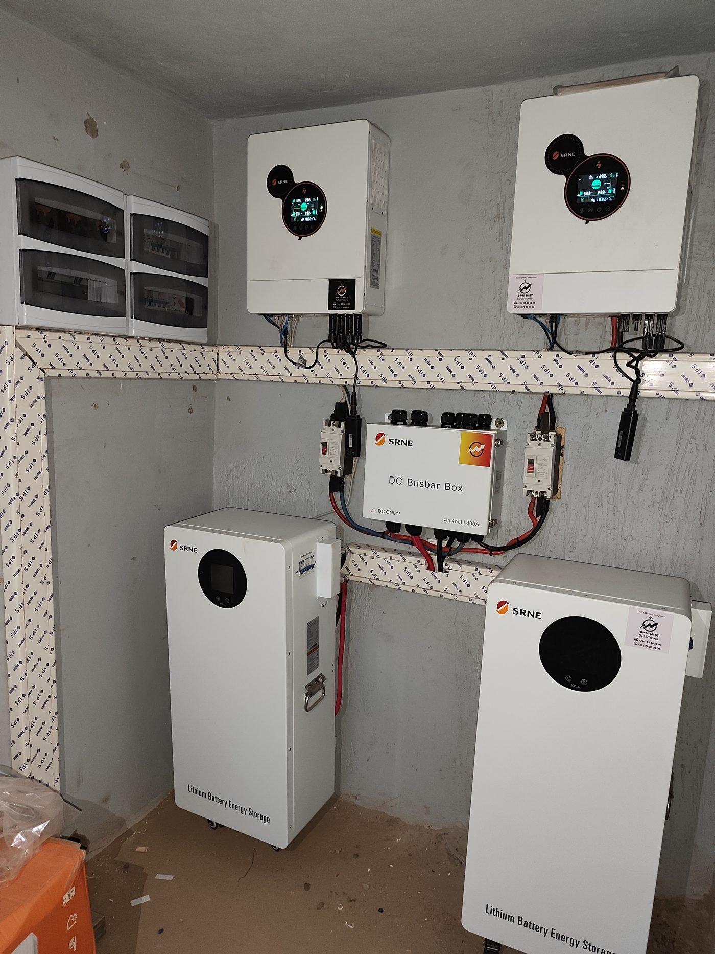 Stockage lithium OPTI-MIST
